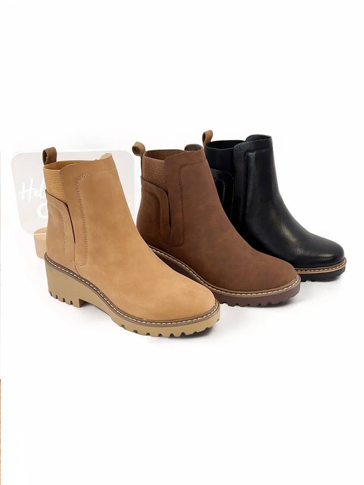 CCOCCI - Wholesale Chelsea Boots - Women's - AGENDA-11 ROUND TOE CHELSEA ANKLE BOOT