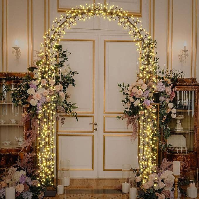 LIGHTSHARE - Wholesale Outdoor Ornament/Decor - Lighted Garden Arbors Bridal Wedding Arch Backdrop Stand Out7