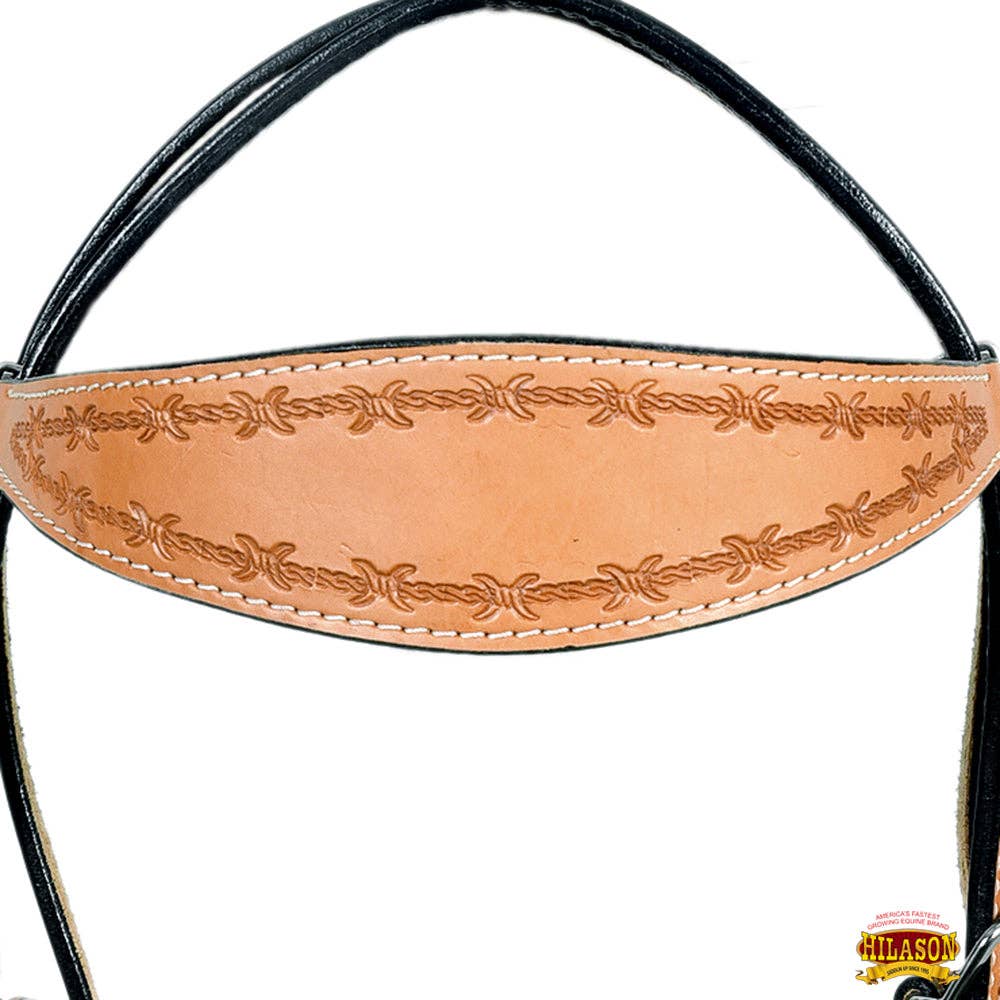 HILASON - Wholesale Horseback Riding Gear - HILASON Western Horse Headstall Breast Collar Set Tack Genuine American Leather | For Horses Headstalls112