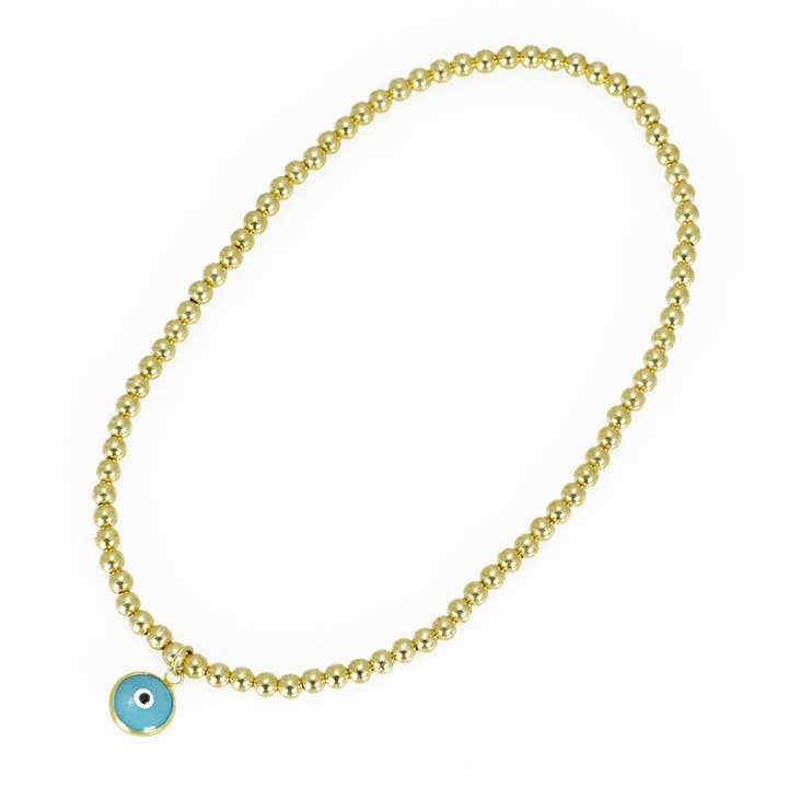 Tornozeleira Evil Eye por atacado de Bozkurt Jewelry