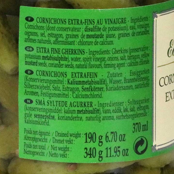 Gourmet Food Solutions, Inc. - Wholesale Pickled Vegetables - Edmund Fallot Cornichon5