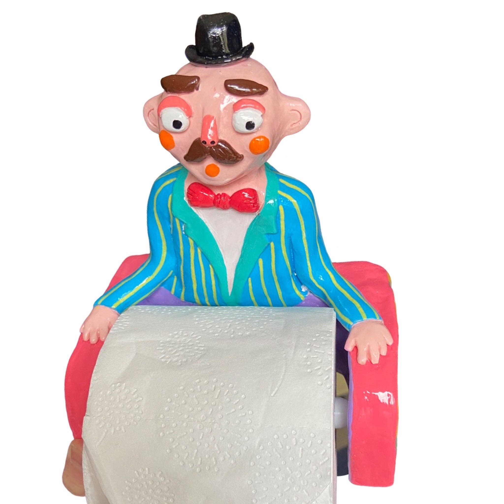 PonkyWots – wholesale Toilet paper holder – 'Barnaby' The PonkyWot Butler Toilet Roll Holder5