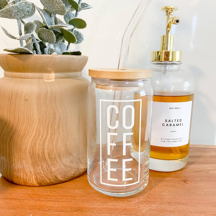 LovealwaysDesignsUS - Vendita all'ingrosso Bicchiere/tazza - Bicchiere da caffè ghiacciato; lattina di birra in vetro0