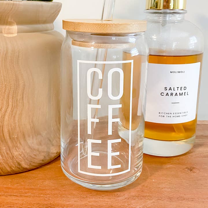 LovealwaysDesignsUS - Wholesale Drinking Glass/Cup - Iced coffee glass; beer can glass