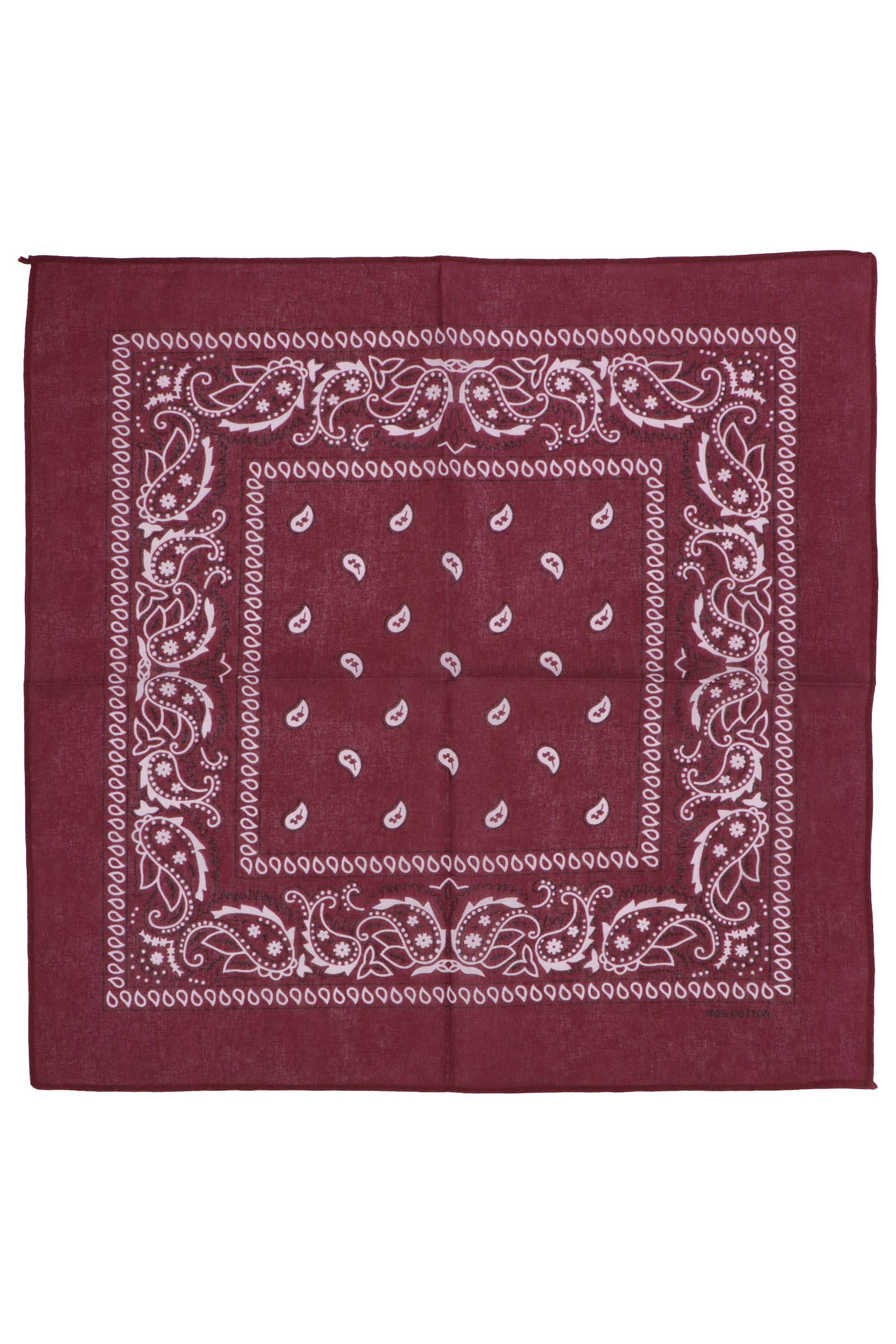 Cap Zone – Engroshandel Bandana - Dame – Klassisk firkantet bandana i bomuld med paisleyprint6