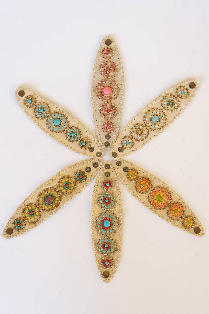 Bali Queen - Wholesale Cuff Bracelet - Thai Leather Snap Cuff0