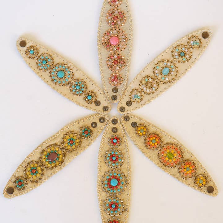 Bali Queen - Wholesale Cuff Bracelet - Thai Leather Snap Cuff