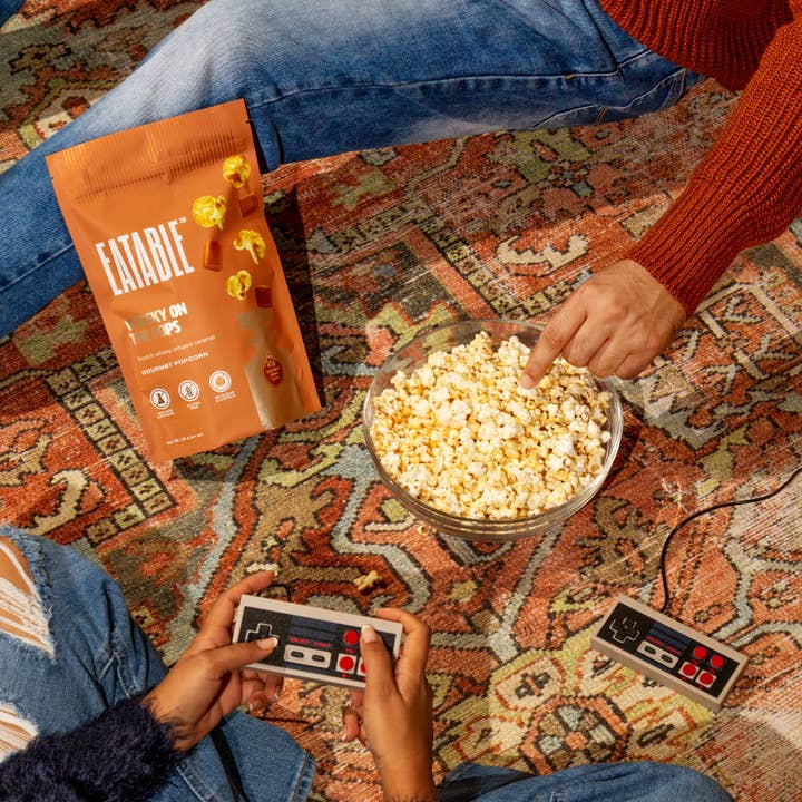 EATABLE Popcorn - Wholesale Popcorn - Whisky on the Pops - Gourmet Caramel Popcorn
