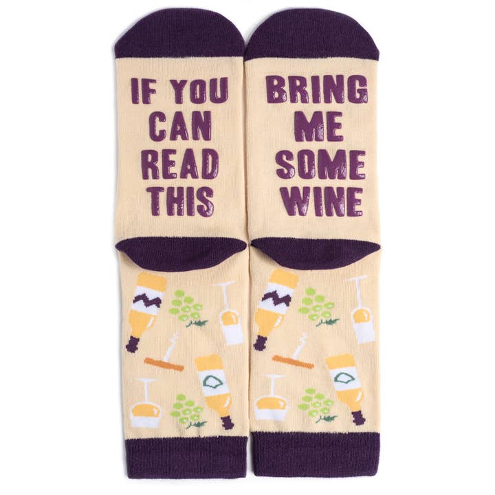 Lavley - Wholesale Socks - Unisex - Bring Me White Wine Socks1