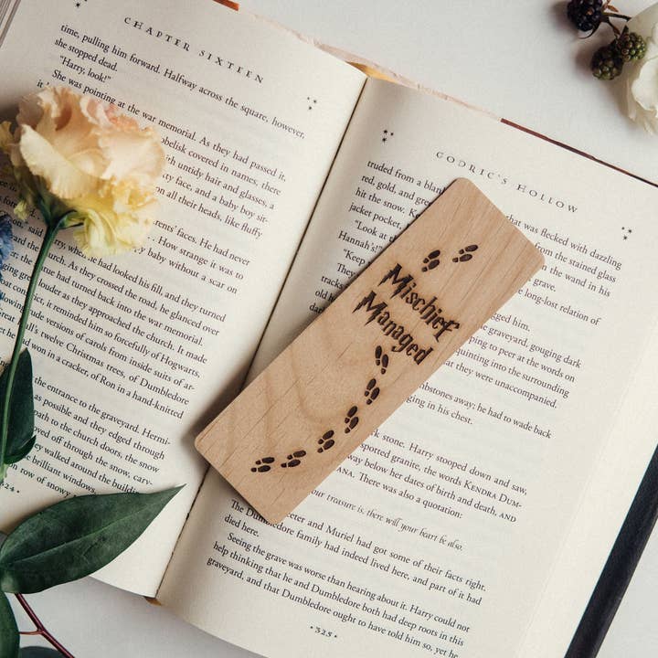 Emberglow Gaming - Wholesale Bookmark - Mischief Managed - Harry Potter Inspired Bookmark