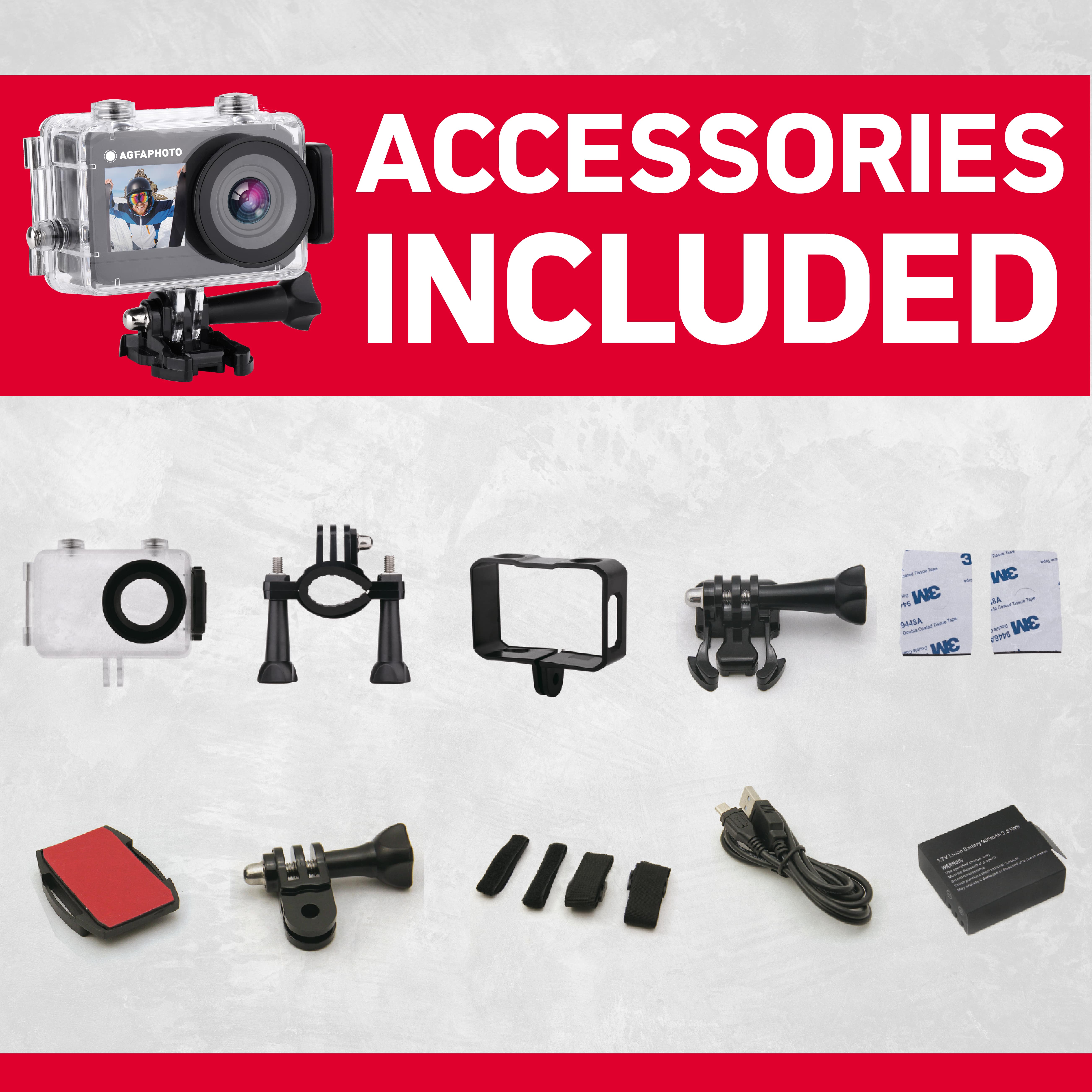 GT COMPANY - Wholesale Small/Handheld Appliance - AGFA Photo Realimove AC7000 — Digital Action Camera6