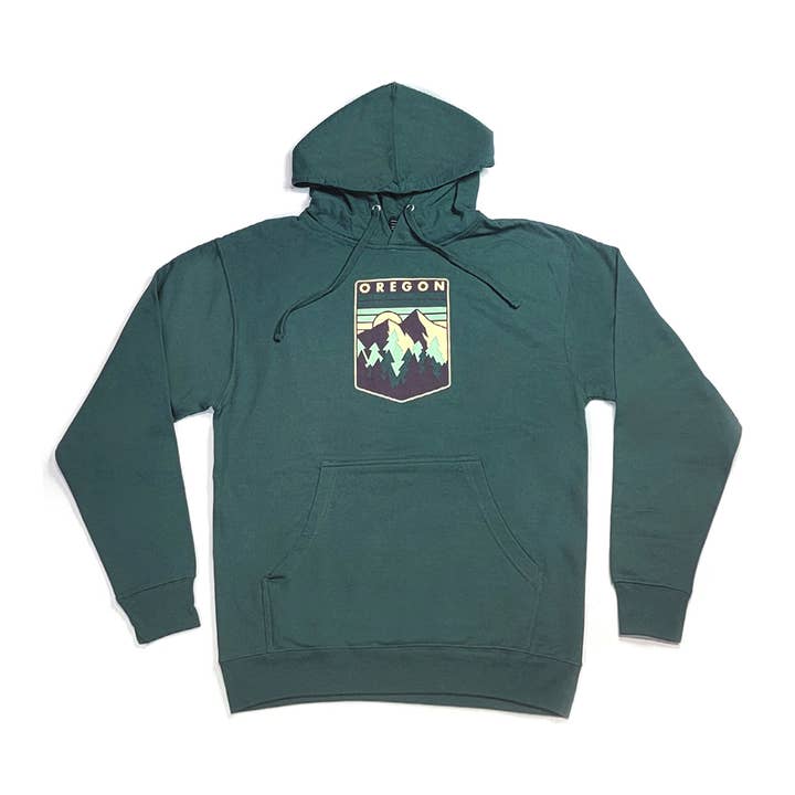 Sweat à capuche Oregon Vista pour la vente par Hello From Oregon