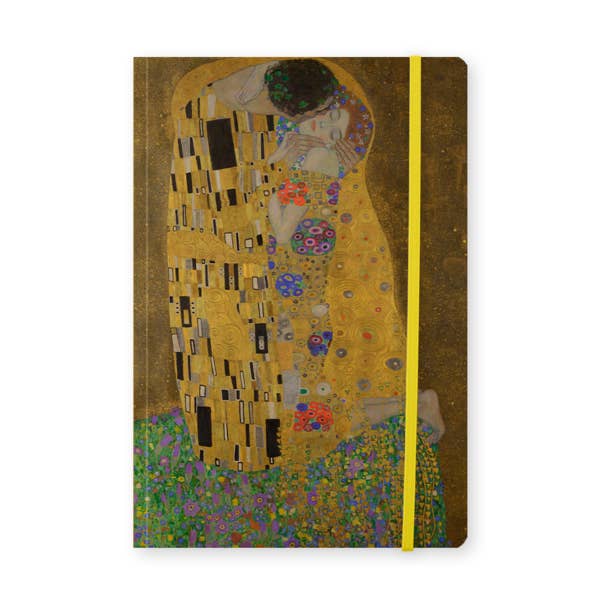 Softcover Books A5 ,  Gustav Klimt, The Kiss for wholesale by MUSEUM WEBSHOP