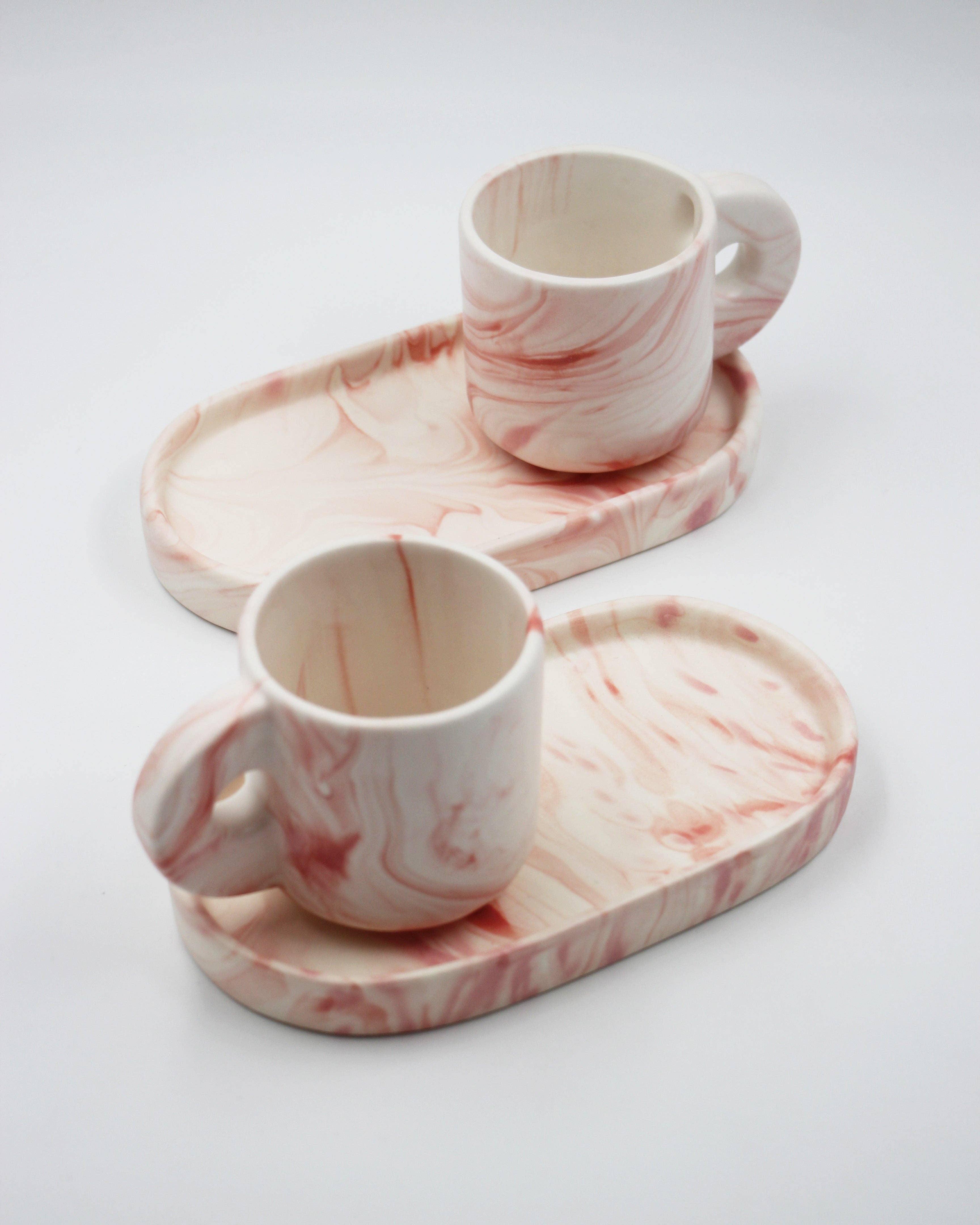 Pó de Barro - Wholesale Decorative Tray - Tray Marble Pink2