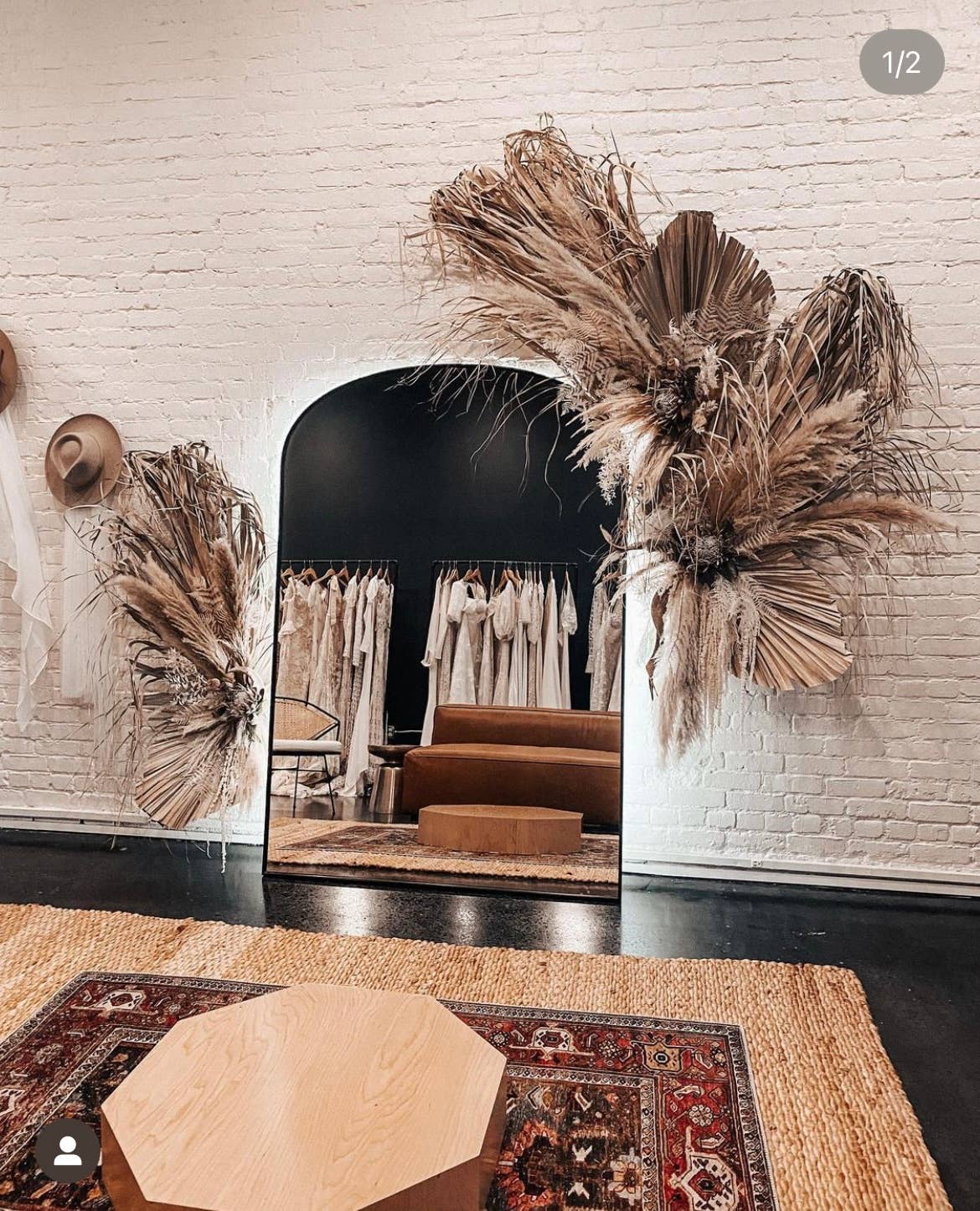 The Blooming Palm - Wholesale Retailermonster - 3 ft (91 cm) jumbo natuurlijke gedroogde wilde palmblad waaiervorm2