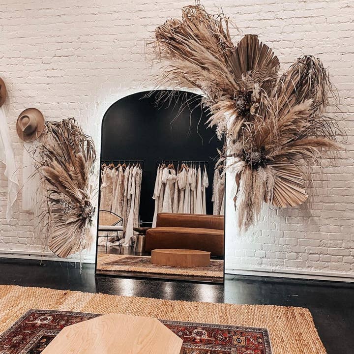 The Blooming Palm - Wholesale Retailer sample – Home decor - 3ft. JUMBO Sun-Dried Wild Untouched Palm Leaf Wispy Frond2