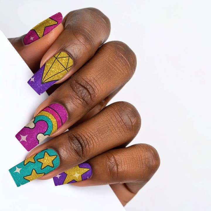 FYNE BODY - Wholesale Press-on/fake nails - Gleam & Beam Glitter Sparkle Press-On Nails41