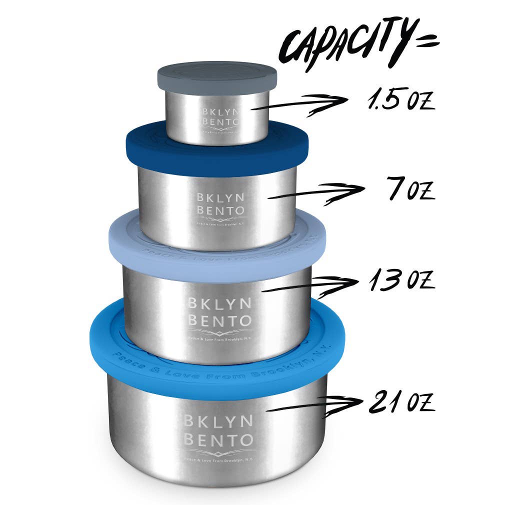 Bklyn Bento - Wholesale Food Storage Container - 4 Piece Set (Leakproof)5