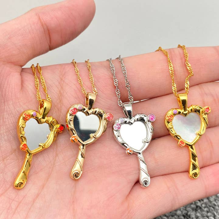 Fairy Tales Magic Mirror Charm halsketting met hanger voor wholesale door Mio Queena