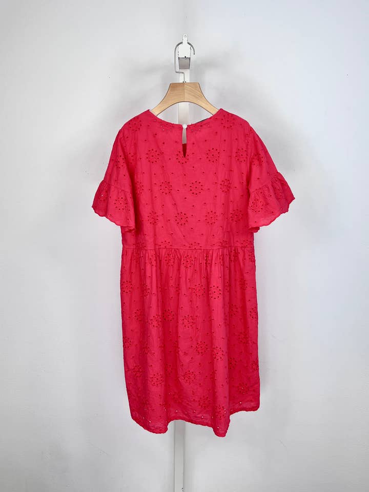 MINI MIGNON PARIS - Wholesale Dress - Kids - 3/4 sleeve cotton and English embroidery dress for girls