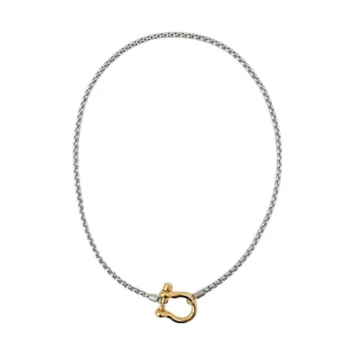 Karbinhake häst Bett- Berlock-Vetekedja PVD för wholesale av HoopLa