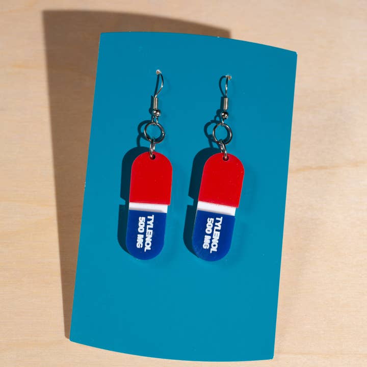 The Spooky Haus - Wholesale Dangle Earrings - Tylenol Earrings4