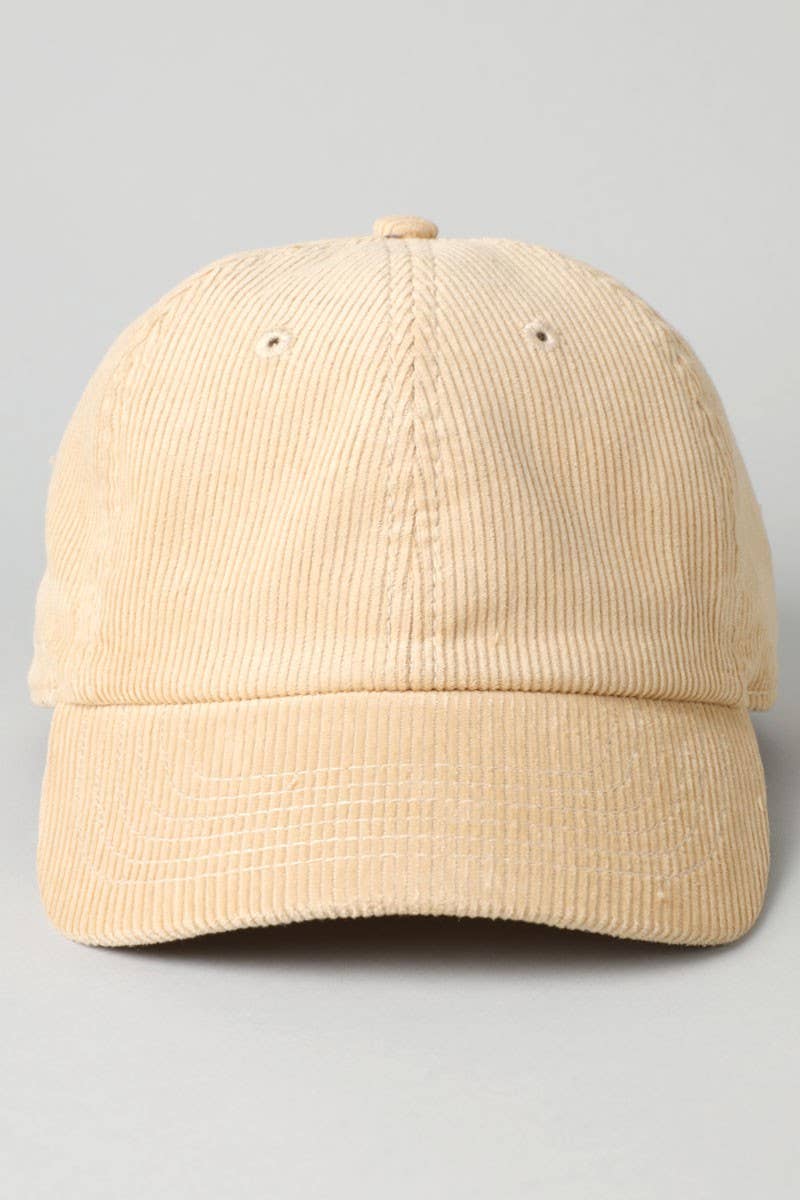 Fashion City - Vente Casquette de baseball – unisexe - Casquette baseball en coton velours côtelé ajustable - Style dad hat15