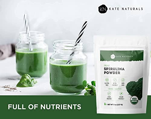 Kate Naturals - Vendita all'ingrosso Proteine/superfood in polvere - Polvere Spirulina Biologica5