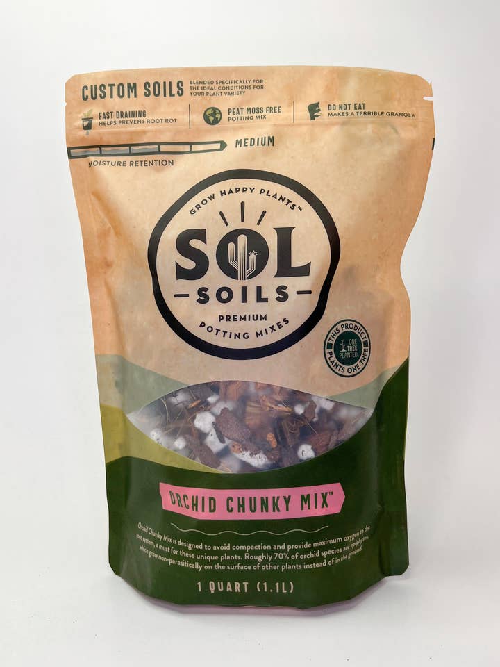 Soil (1Qt) Orchid Chunky Mix for wholesale by Sol Soils