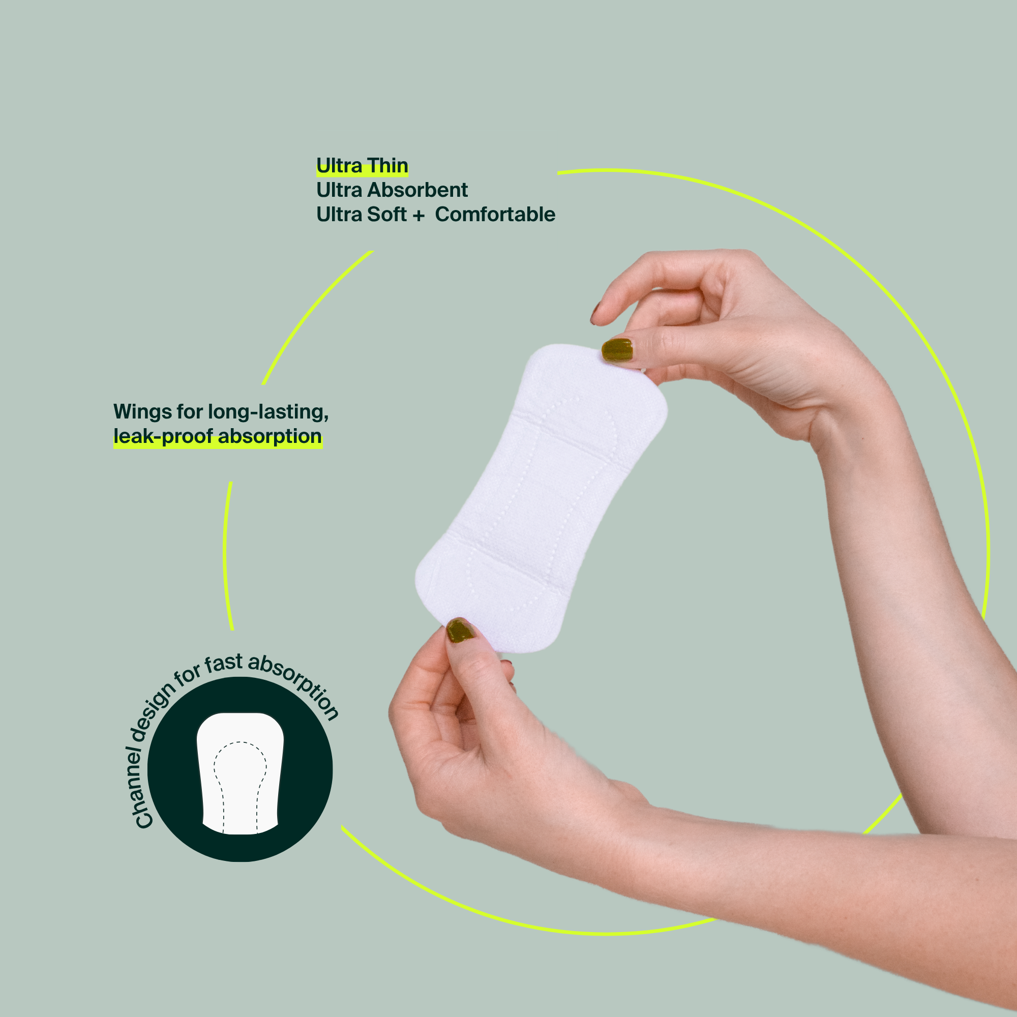 Iris + Arlo - Vente Protections menstruelles/serviettes hygiéniques - Protège-dessous8