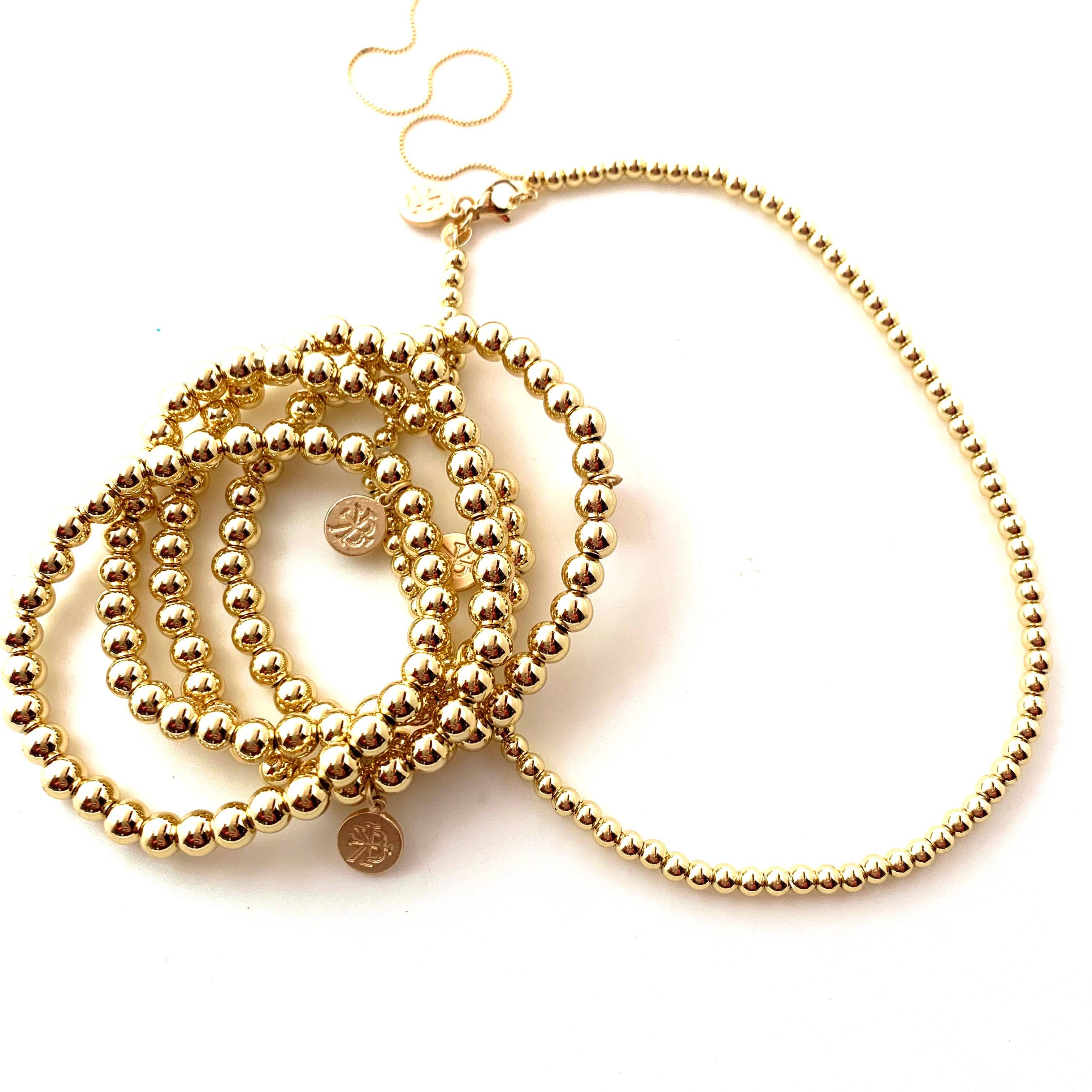 Karli Buxton - Vente Bracelet de perles - Empilable Doré1