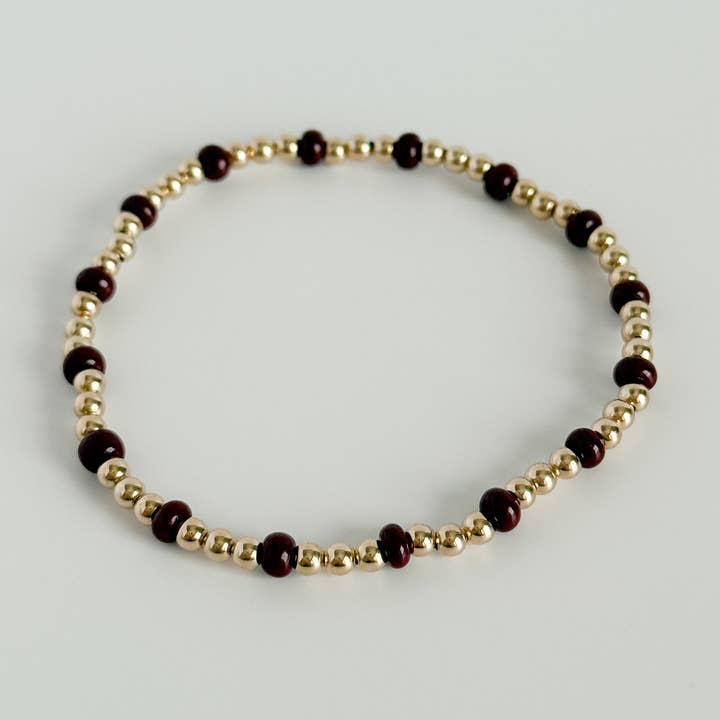 Bracelet de jour de match marron pour la vente par Gardenia Co