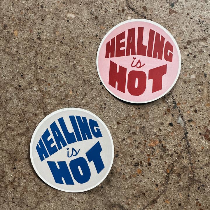 Healing is Hot sticker for wholesale by Maven Made