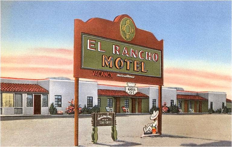 Found Image Press - Wholesale Sticker - Sticker RS-38 El Rancho Motel0
