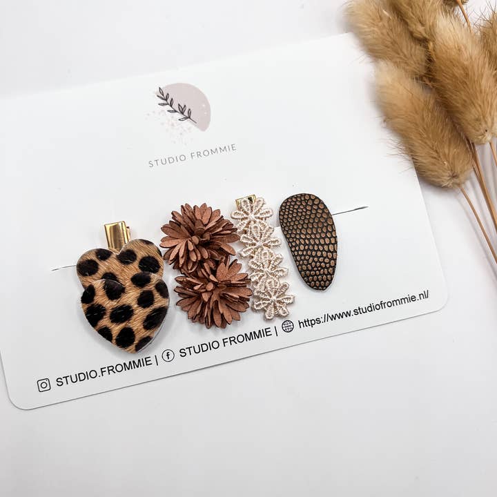 Studio Frommie - Wholesale Hair Clip - Kids - Skye - lizz (set)