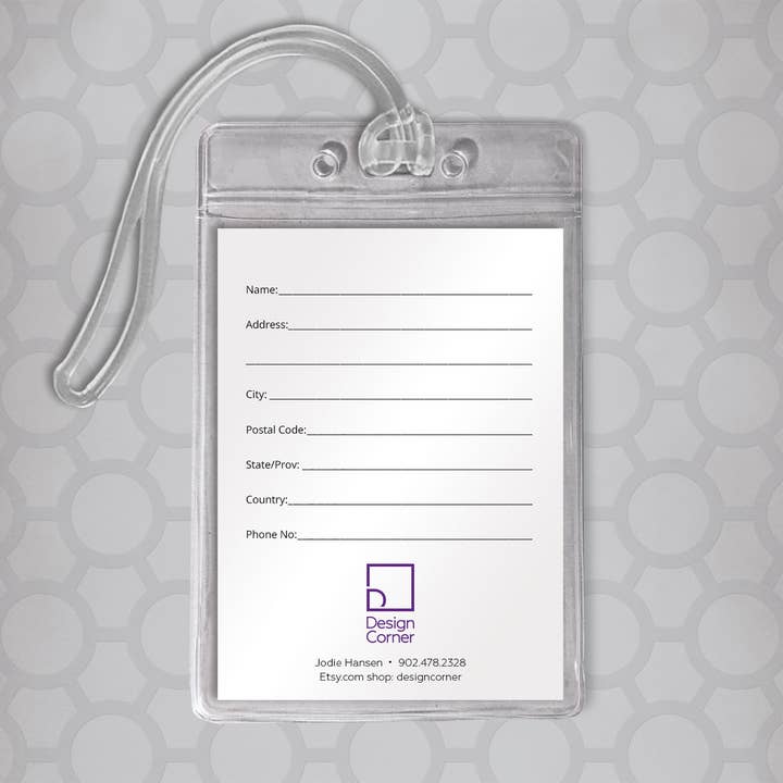 Design Corner - Wholesale Luggage Tag - Doctor Who Tardis Luggage Tag