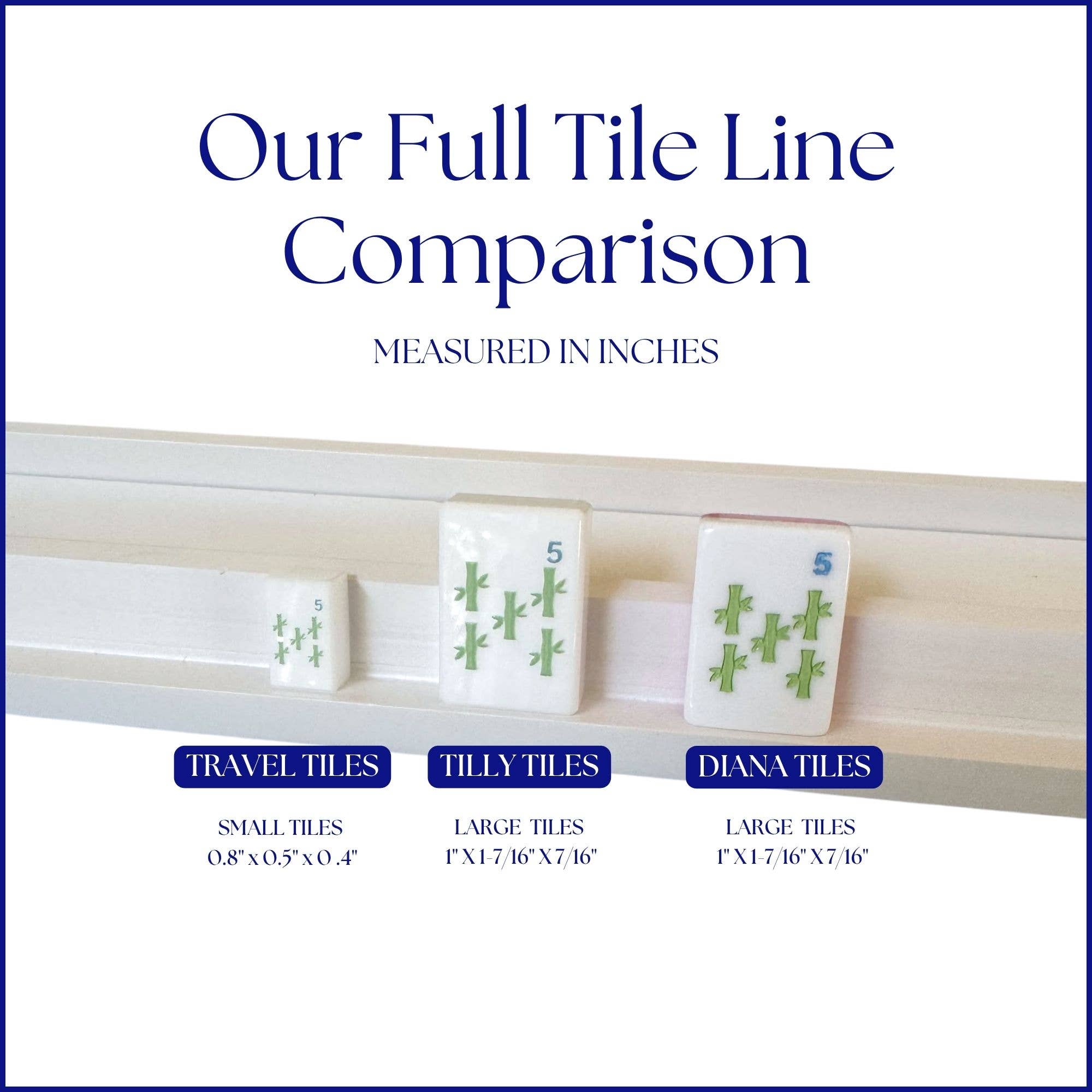 Morningside Mahjong - Wholesale Board Game - Tilly Tiles -  Embossed Art Mahjong Tile Set - Large Tiles5