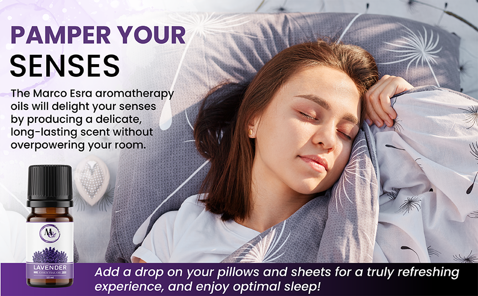 Marco Esra - Venta al por mayor Aceite esencial - Aceite Esencial de Lavanda – 10 ml de Aceite Puro y Natural para Difusor de Aromaterapia, Humidificador, Masaje – Sin Diluir, Sin Aditivos1