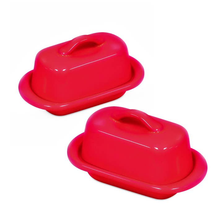 Mini Butter Dish Set Of 2 for wholesale by Chantal Cookware