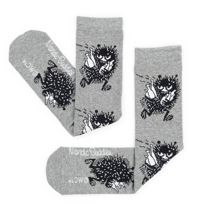 Chaussettes Stinky`s Getaway pour homme - Gris pour la vente par Nordicbuddies
