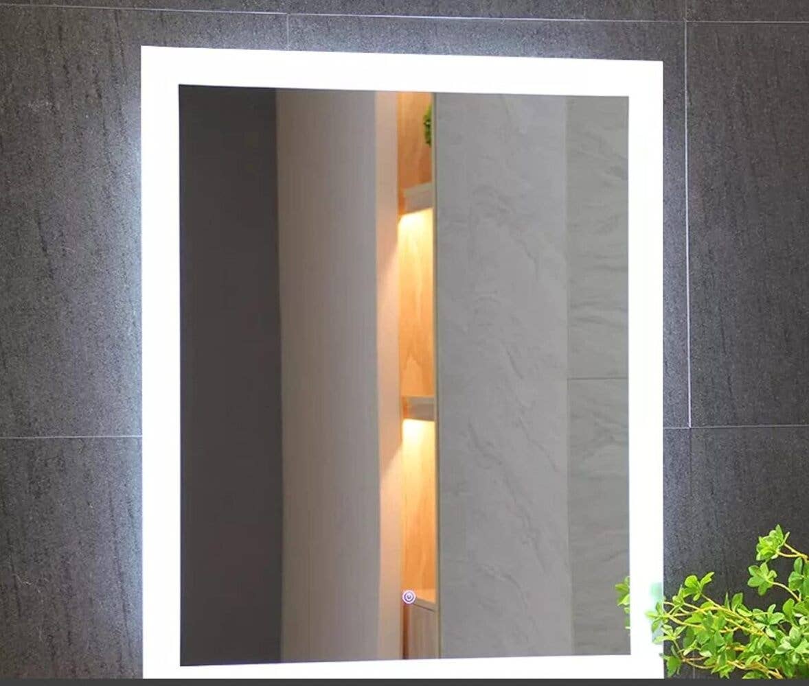 DEENZ – wholesale Bathroom mirror – HD 70x50cm LED Bathroom Mirror Touch Switch Border Light2