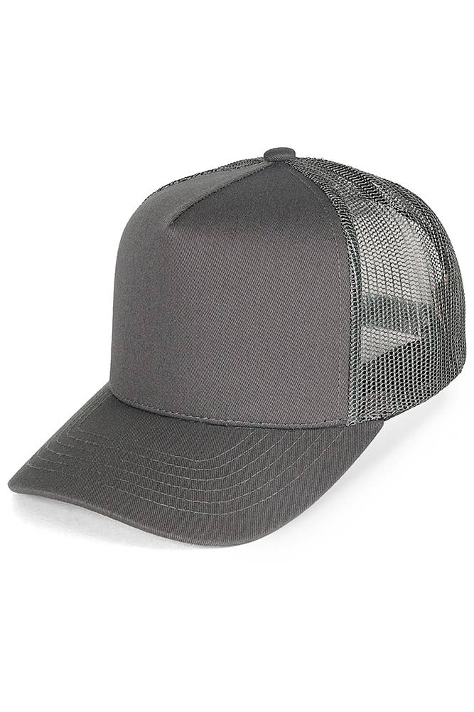 Hana – boné - Mulher por atacado – Boné trucker Hana com traseira em tela e ajuste snapback multicolorido em algodão3