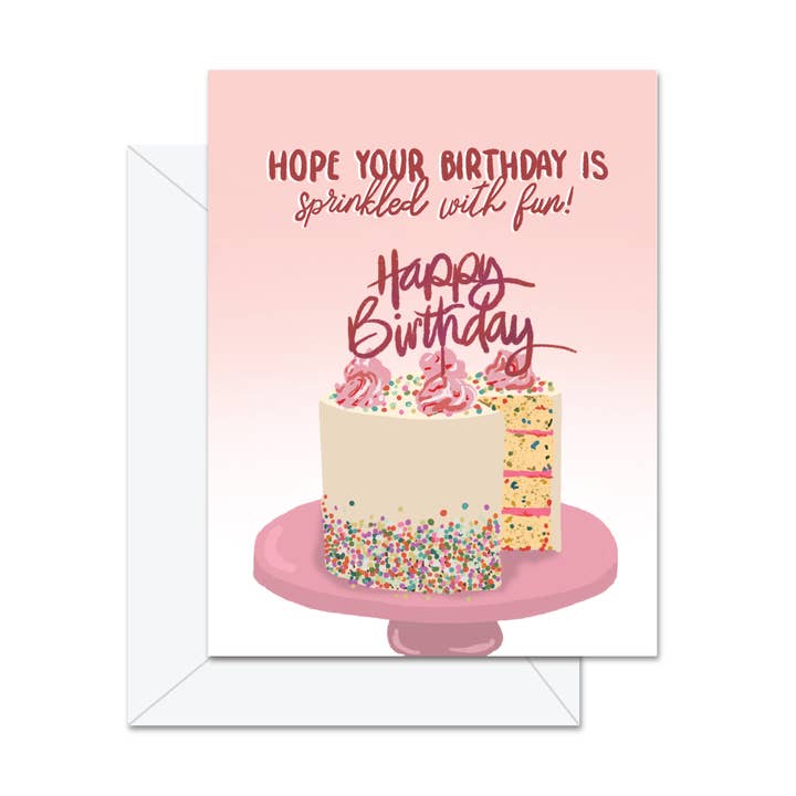 Hope Your Birthday Is Sprinkled With Fun! - Greeting Card for wholesale by Jaybee Design