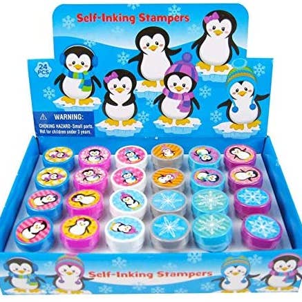 Pingouins Stampers de Noël pour enfants pour la vente par Tiny Mills