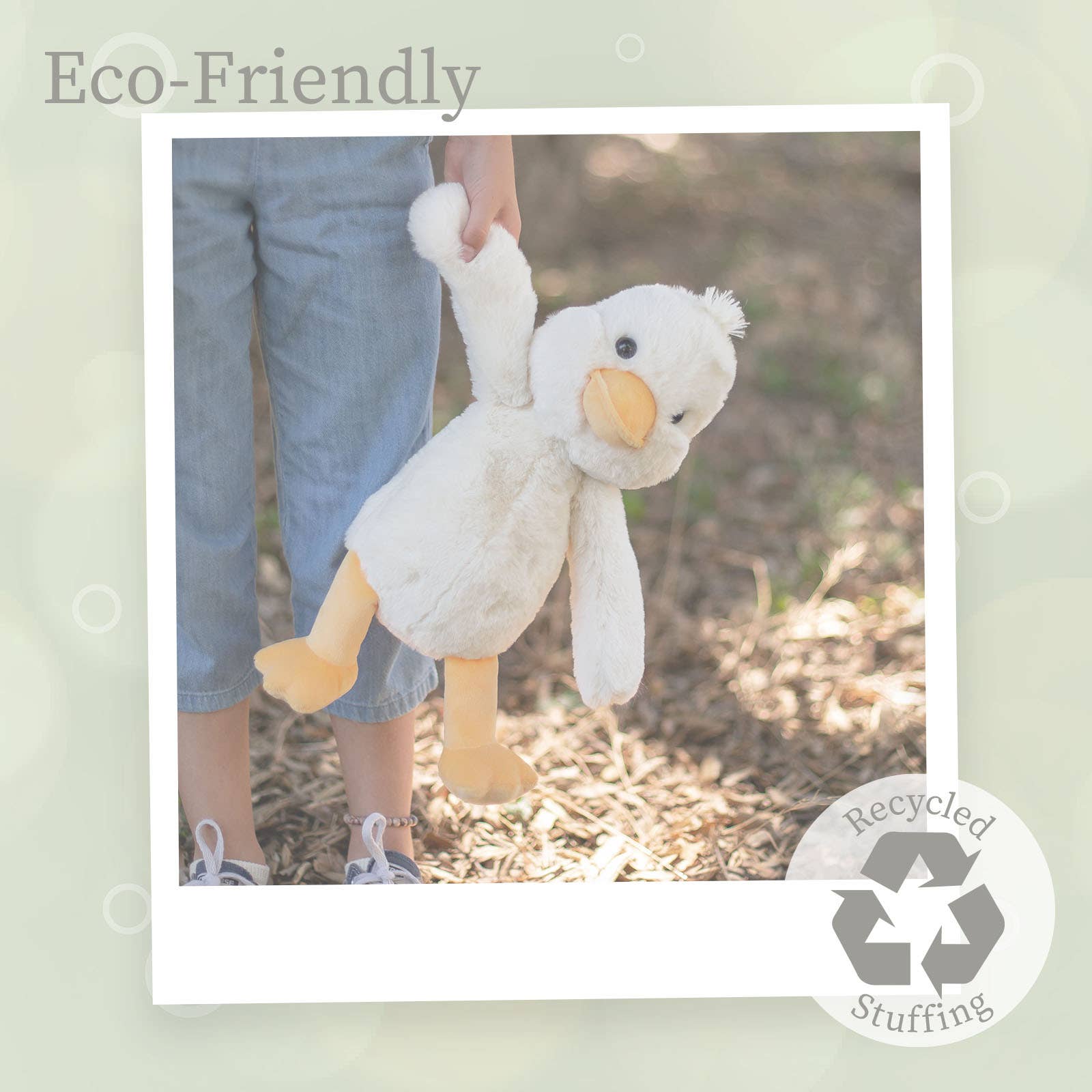 Beverly Hills Teddy Bear Company - Wholesale Stuffed/Plush Toy - Kids & Baby - World's Softest 16" Large Lushees Off White Duck Plushie3