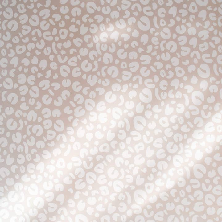 Neutral Leopard Print Wrapping Paper for wholesale by Jennifer Tune