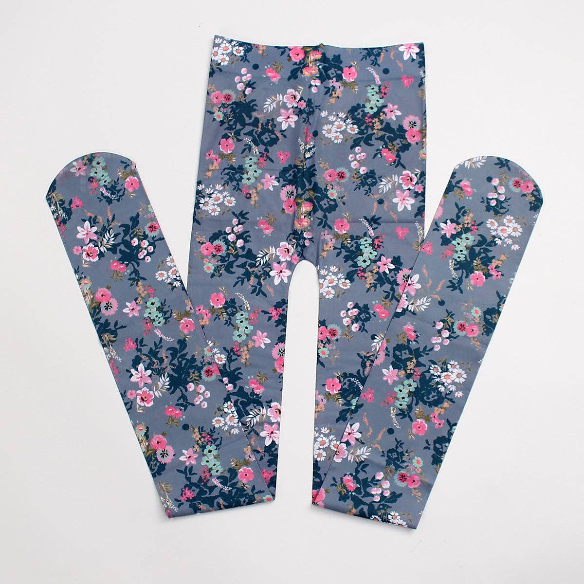 SALINA TRADING INC - Wholesale Tights - Women's - Printed Tights Abstract Butterfly Floral Nylon Casual Leggings44