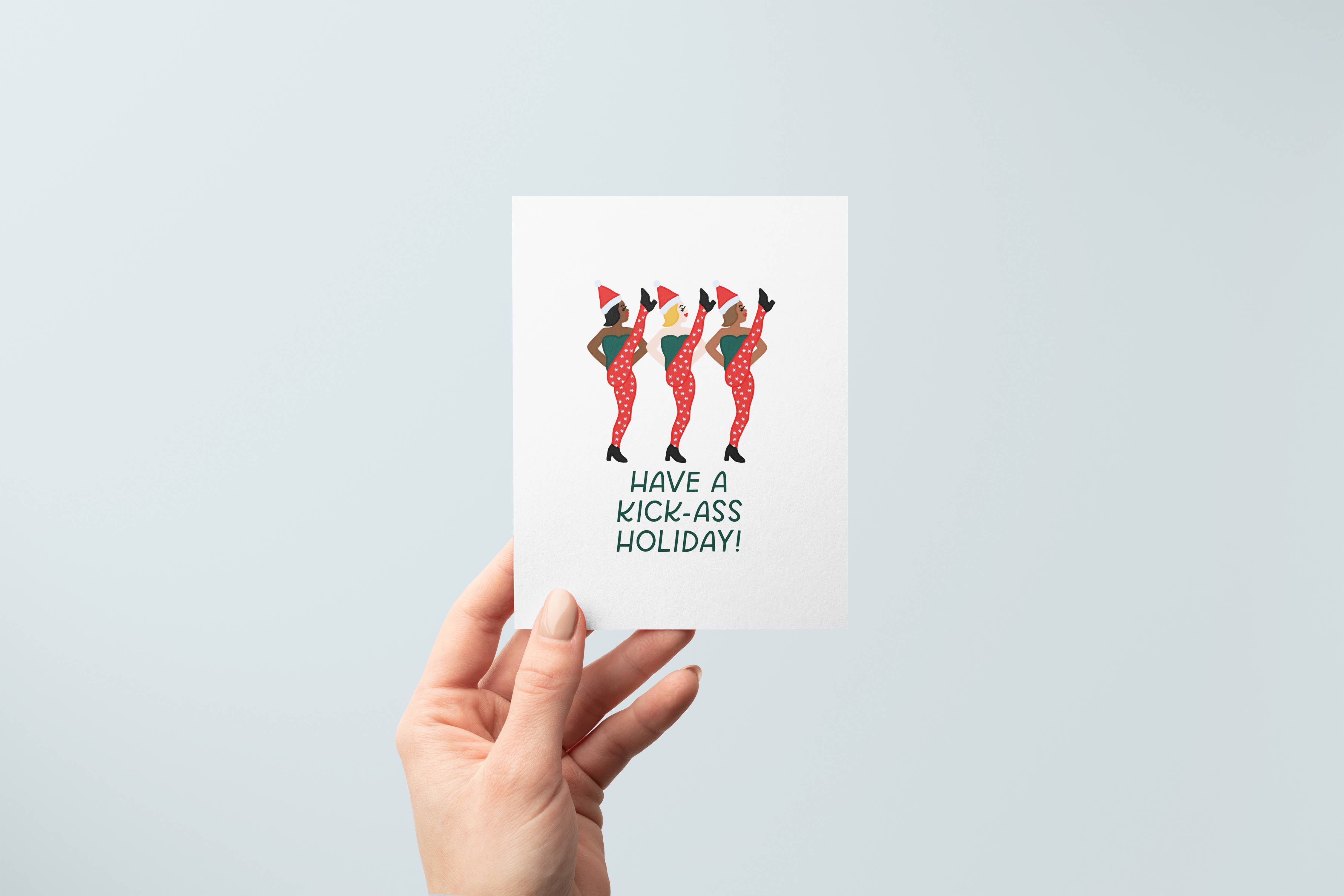 Just Follow Your Art - Wholesale Christmas Card - Kick-Ass Holiday Greeting Card | Christmas 20252