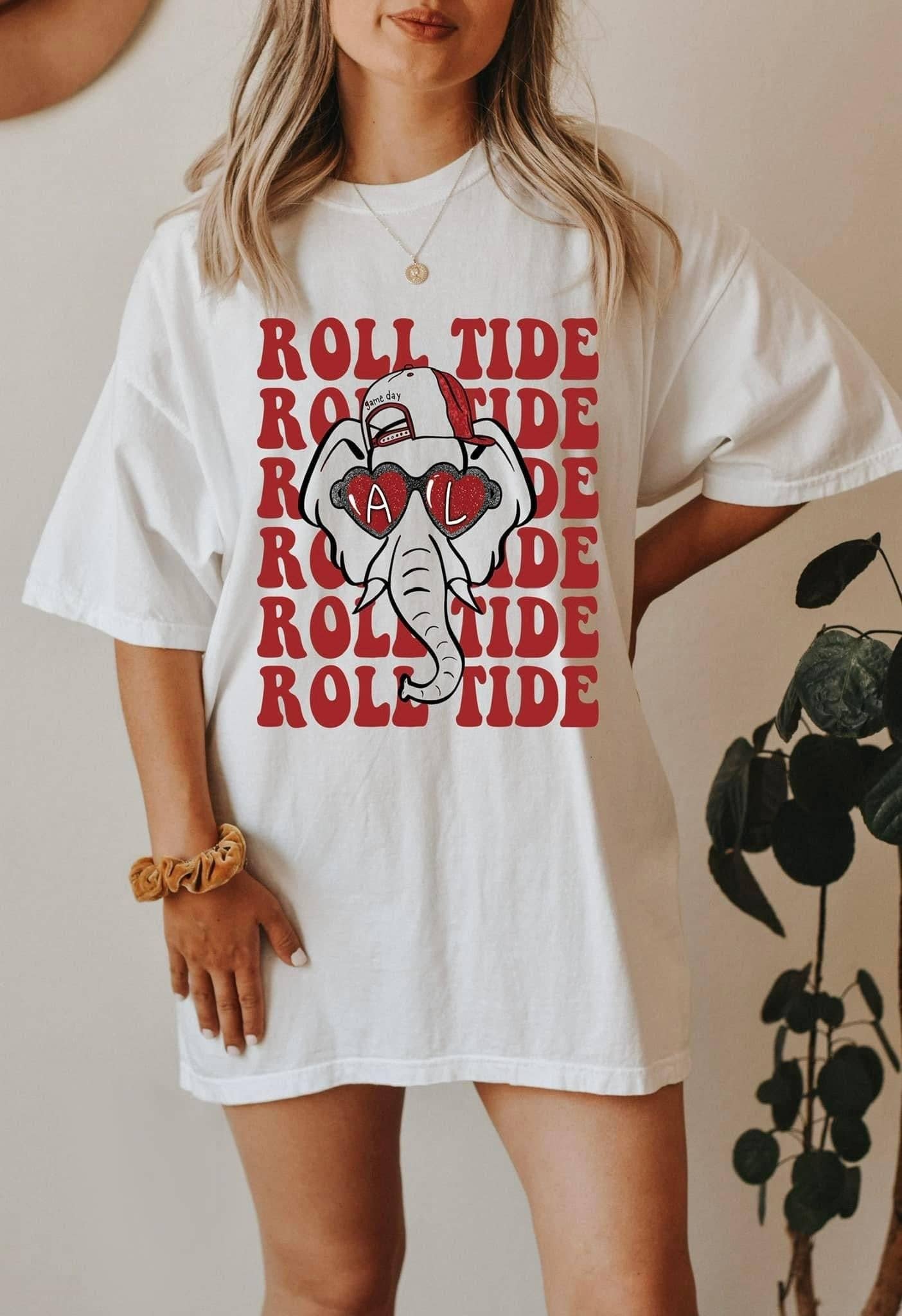 COTTON PRESS CO. – T-shirt estampada - Mulher por atacado – T-shirt do Dia do Jogo com Mascote Preppy1