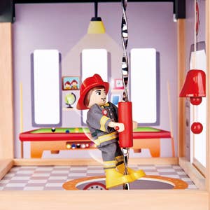 Hape Toys - Wholesale Doll - Kids - Hape Fire Station-Wooden Playset with Lights & Sounds for 3+